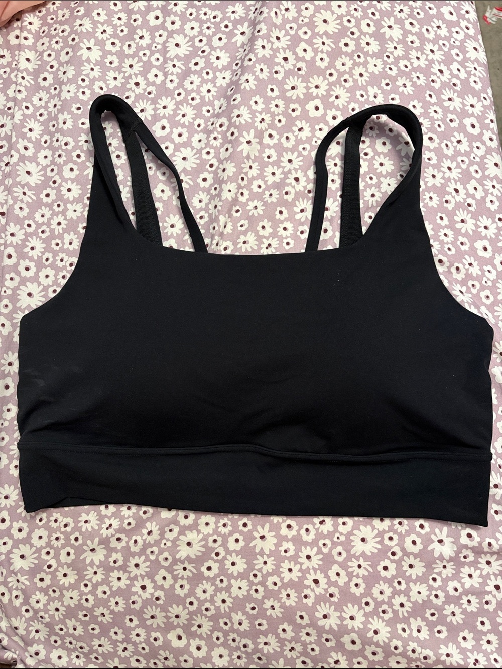 Nike Black Double-Strap Sports Bra